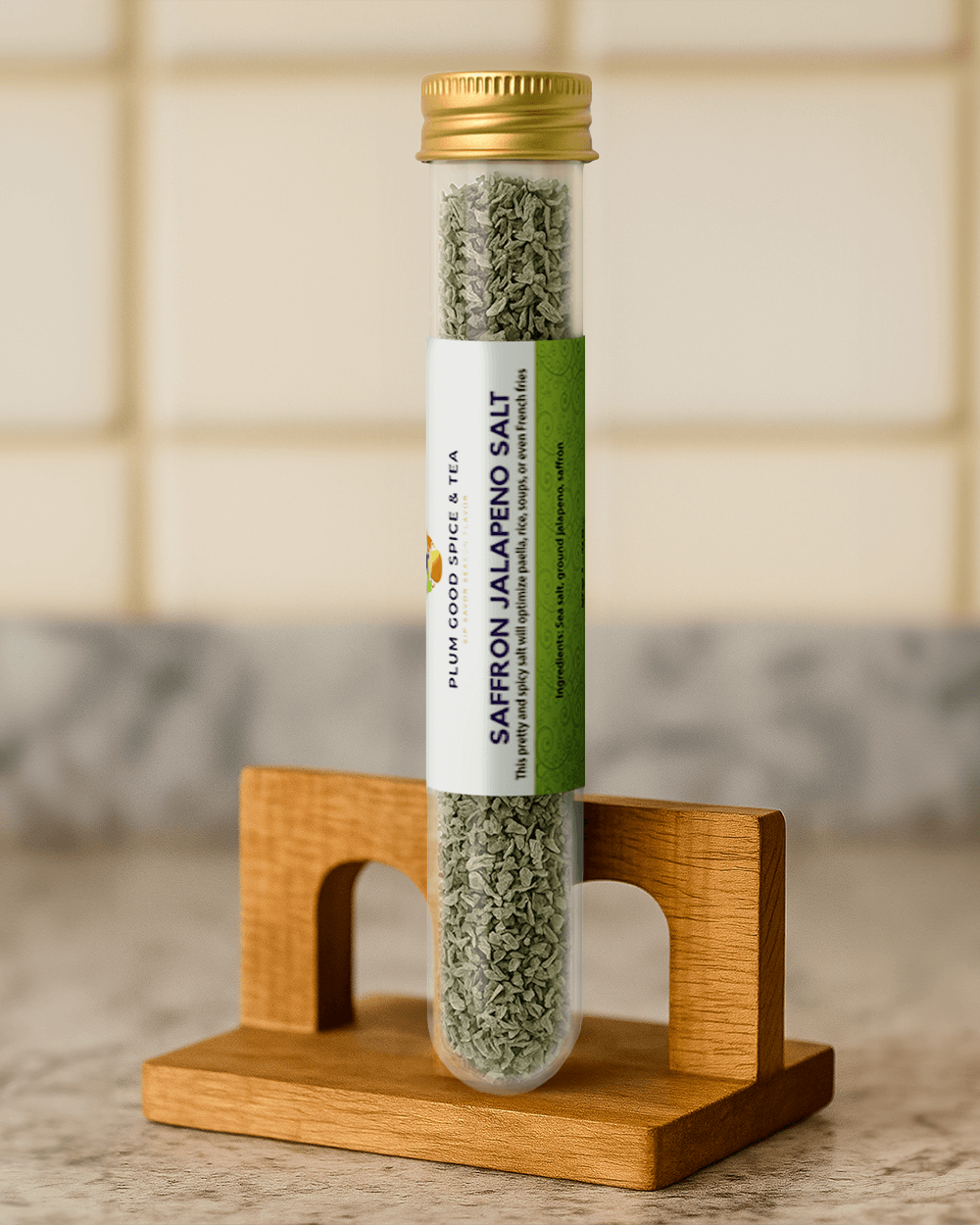 Saffron Jalapeño Salt