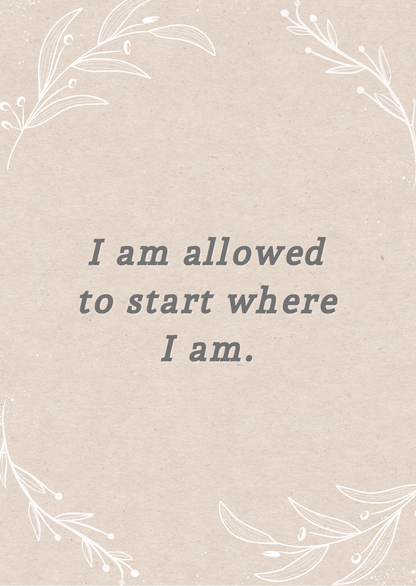 AFFIRMATION CARDS - RELEASE
