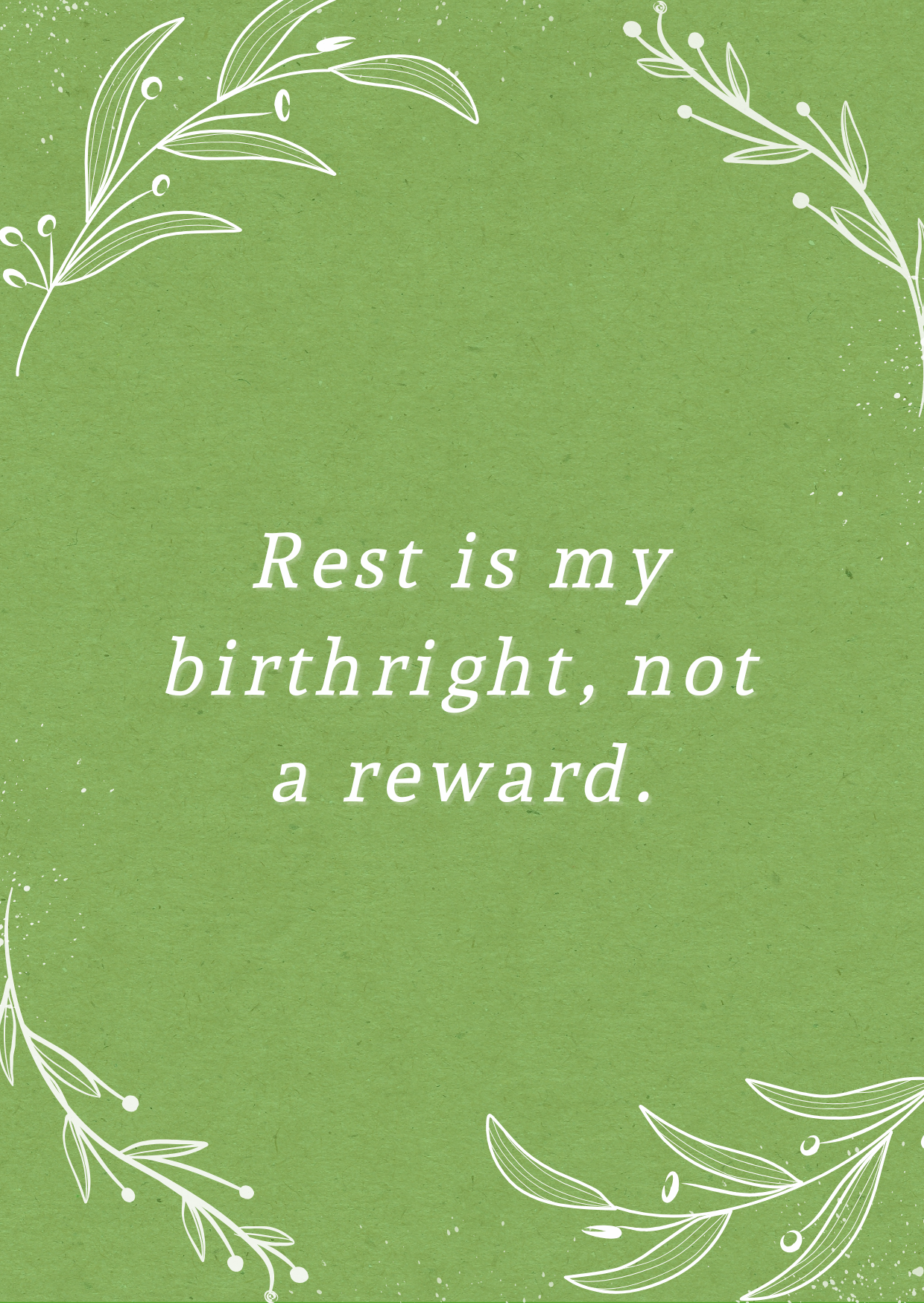 AFFIRMATION CARDS - RESTORATION