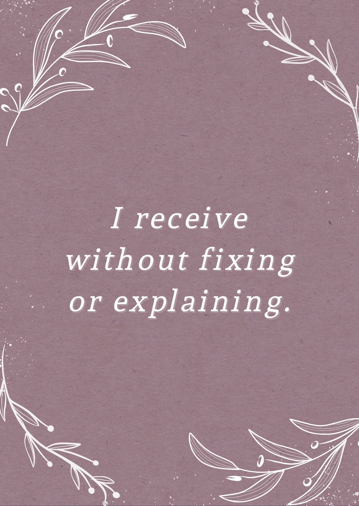 AFFIRMATION CARDS - RITUALS